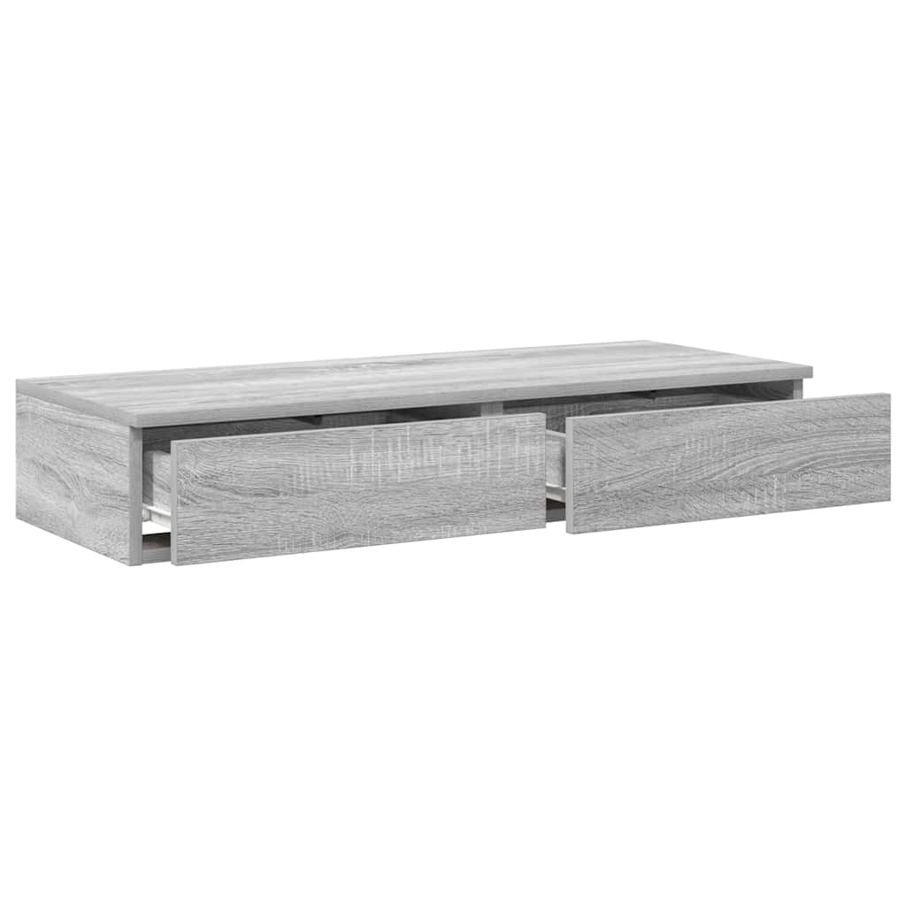 Bed Drawers Grey sonoma 90 x 36.5 x 16.5 cm Engineered wood